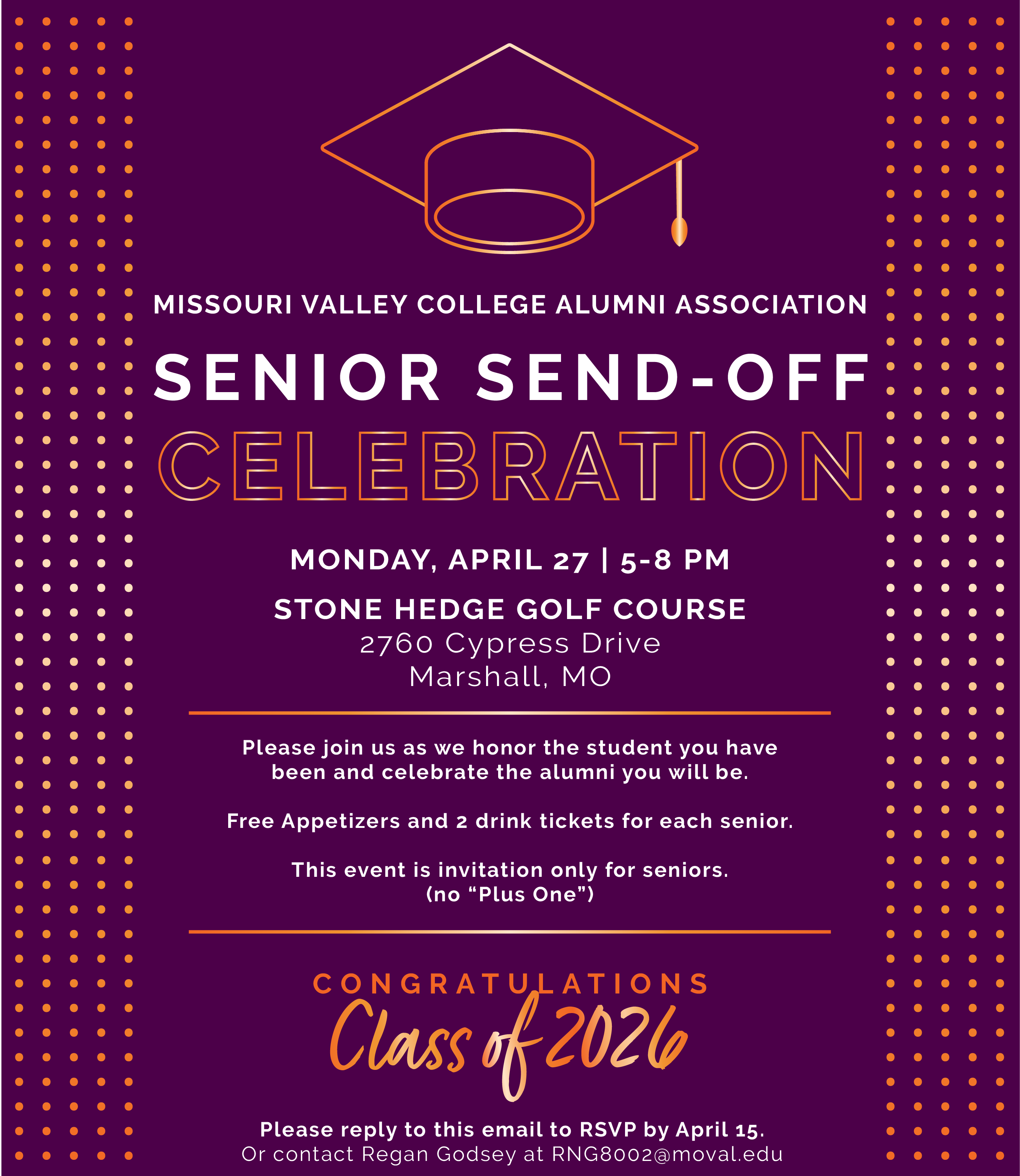Senior Send-Off - Missouri Valley College